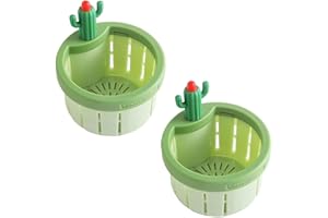 365HOME Cactus Kitchen Sink Drain Strainer, Cactus Sink Strainer, Self-Cleaning Sink Strainer,Press Automatic Dumping Basket, Kitchen Sink Waste Collector Filter