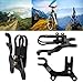 Alonea New Adjustable Bicycle Bike Disc Brake Bracket Frame Adaptor Mounting Holder (Black)