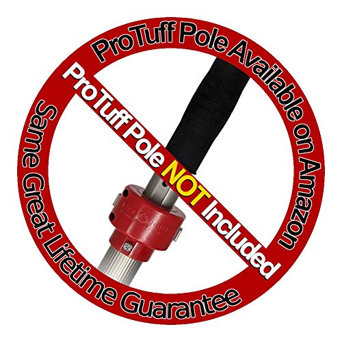 ProTuff Pool Leaf Rake - 17.5" - Unlimited Free Replacement Guarantee - Professional Grade Medium Fine Mesh Pool Skimmer - 3X Faster Than Other Swimming Pool Pond Cleaning Tools - 18 inch