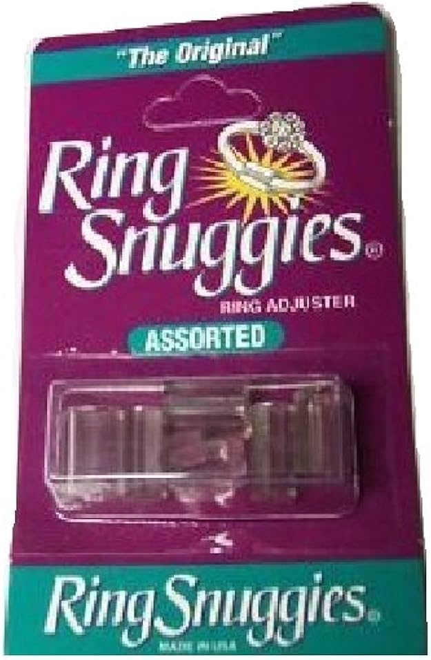 Ring Snuggies Assorted Pack Of 6 Amazon.co.uk Jewellery