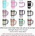 F-32 Handle - 19 COLORS - 20oz Size - Compatible with 20 Oz YETI Tumbler Travel Mug - BPA FREE (20OZ, SEAFOAM BLUE, 1 Count (Pack of 1))