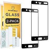[2-PACK]-Mr Shield For Nokia 8 [Tempered Glass] [Full Cover] [Black] Screen Protector with Lifetime Replacement Warranty