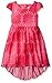 Youngland Girls' Crochet Lace Dip Dye High-low Dress