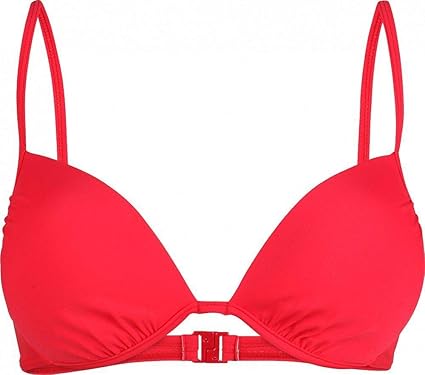 maillot de bain rouge push up