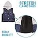 ZooVaa Weighted Sensory Vest for Kids, Denim Hoodie Childrens Compression Vest w/Removable Weights for Boys, Girls with Mood Disorder, ADHD, Anxiety, Autism, for Calm Comfort (Denim, Medium)