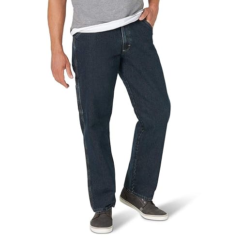 Wrangler Authentics Men's Classic Carpenter Jean, Storm, 34W x 32L