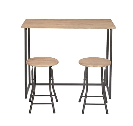 @home by Nilkamal Relish Two Seater Dinning Table Set (Oak)