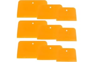 Set of 9 Body Filler Spreaders Automotive Body Fillers, DaKuan 4, 5, 6 Inch Reusable Plastic Spreader For Applying Fillers, Putties, Glazes, Caulks and Paint