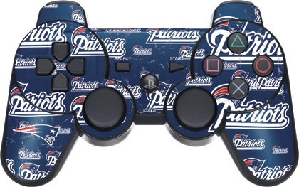 NFL - New England Patriots - New England Patriots Blast - Sony PS3 Dual Shock wireless controller - Skinit Skin