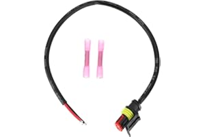 ECSiNG Motorcycle Satellite Navigation 2 Pin Connector Tail Line Compatible with Moto Guzzi Mandello Stelvio V100