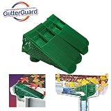 The Wedge Downspout Gutter Guard - Eliminates Downspout Pipe Clogs from Leaves and Debris - 4-Pack (Green)
