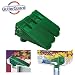 The Wedge Downspout Gutter Guard - Eliminates Downspout Pipe Clogs from Leaves and Debris - 4-Pack (Green)