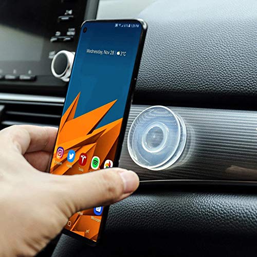 DICHKAU® Mobile Holder Nanotechnology Gel Pad Holder for Mobile Washable Traceless Universal Mobile Holder Compatiable f