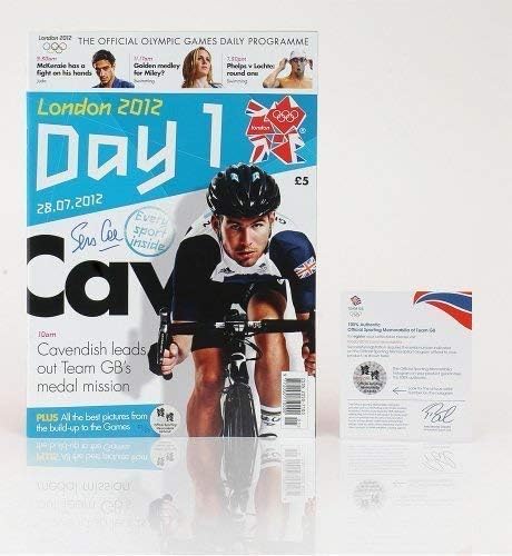 London 2012 Lord Sebastian Seb Coe Hand Signed Olympic Progamme + Official COA