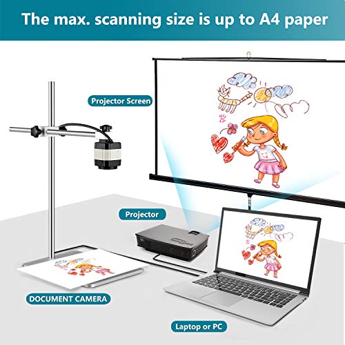 Thustand Document Camera, V4K/2448P Ultra High Definition Auto Focus