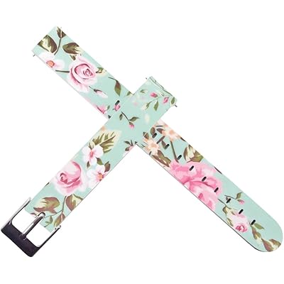 Blue Floral Pattern Leather Watch Band for Moto 360 Nigeria Ubuy