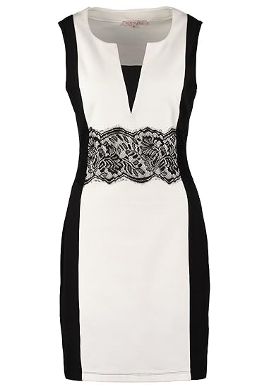 vestito bianco e nero elegante