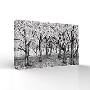 Canvas Wall Art-Quiet Romantic Forest-Canvas Prints Home Artwork Decoration for Living Room,Bedroom - 12x18 inches