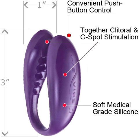 We Vibe 3 Wireless Vibrator for Couples - purple