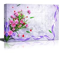 Canvas Wall Art Mother's Day Theme Canvas Prints Home Artwork Decoration for Living Room Bedroom - 12x18 inches