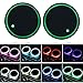 LED Cup Holder Lights, niceEshop(TM)2 PCS LED Light Cup Holder Bottom Mat Pad with USB Rechargeable Interior Decoration Light for Car, SUV, Truck, Camper, Boat, 7 Colors