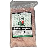 Alligator Tail Meat 5 lbs | Gator meat portions for frying, grilling and Cajun-style recipes; add your own seasonings, coating and side dishes.