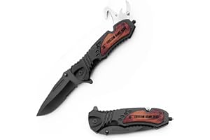 Personalized Pocket Knife Multitool – Engraved Knives for Men, Dad, Husband, Boyfriend,Birthday, Anniversary, Retirement, Gro