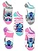 Disney Lilo & Stitch Womens Multi Pack Socks (9-11 Womens (Shoe: 4-10), Pink/Multi)