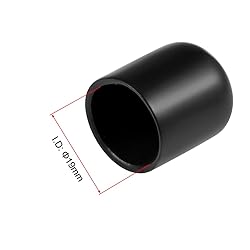 uxcell 20pcs Rubber End Caps 19mm ID Vinyl Round
