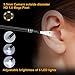 Ear Cleaning Endoscope, 3 in 1 Ear Wax Remover Tool 1.0Megapixels HD Waterproof Snake Camera with 6 Adjustable LED Light, Suitable For Android Phone & Computer (Micro USB/Type-C /USB PC)