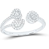 Jewels By Lux 10K Yellow Or White Gold 1/3Cttw Natural Diamond Nk Fashion Ring