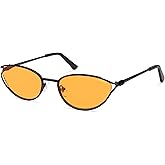 SOJOS Trendy Oval Polarized Sunglasses for Women,Retro 90s Cat Eye Shades SJ1254