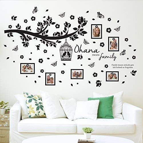 Walplus Pared Pegatinas De Ohana Familia Arbol Adhesivo Extraible