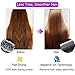 FUNFLOWERS Hot Air Brush, Hair Dryer Brush Styler, One Step Salon Volumizer Brush 4 in 1 Straightener Curl Air Hair Brush with Comb Ceramic Negative Ion Electric Styling Blow Dryer Brush (Purple)thumb 3