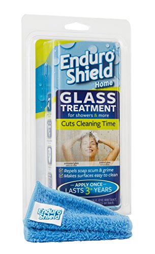 Enduroshield Home Shower Treatment Kit, Single Application Protects & Makes Glass Easier to Clean for 3 Years.