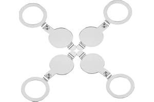 SWOOMEY 4pcs Door Peephole Privacy Cover Decorate Chrome Accessories Peephole Covers Security Door Door Hole Cover Apartment Door Security Peephole Cover for Inside The Door