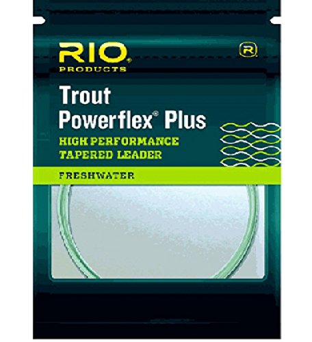 Rio Powerflex Plus 7.5ft Leader, 7X - 4 Pack
