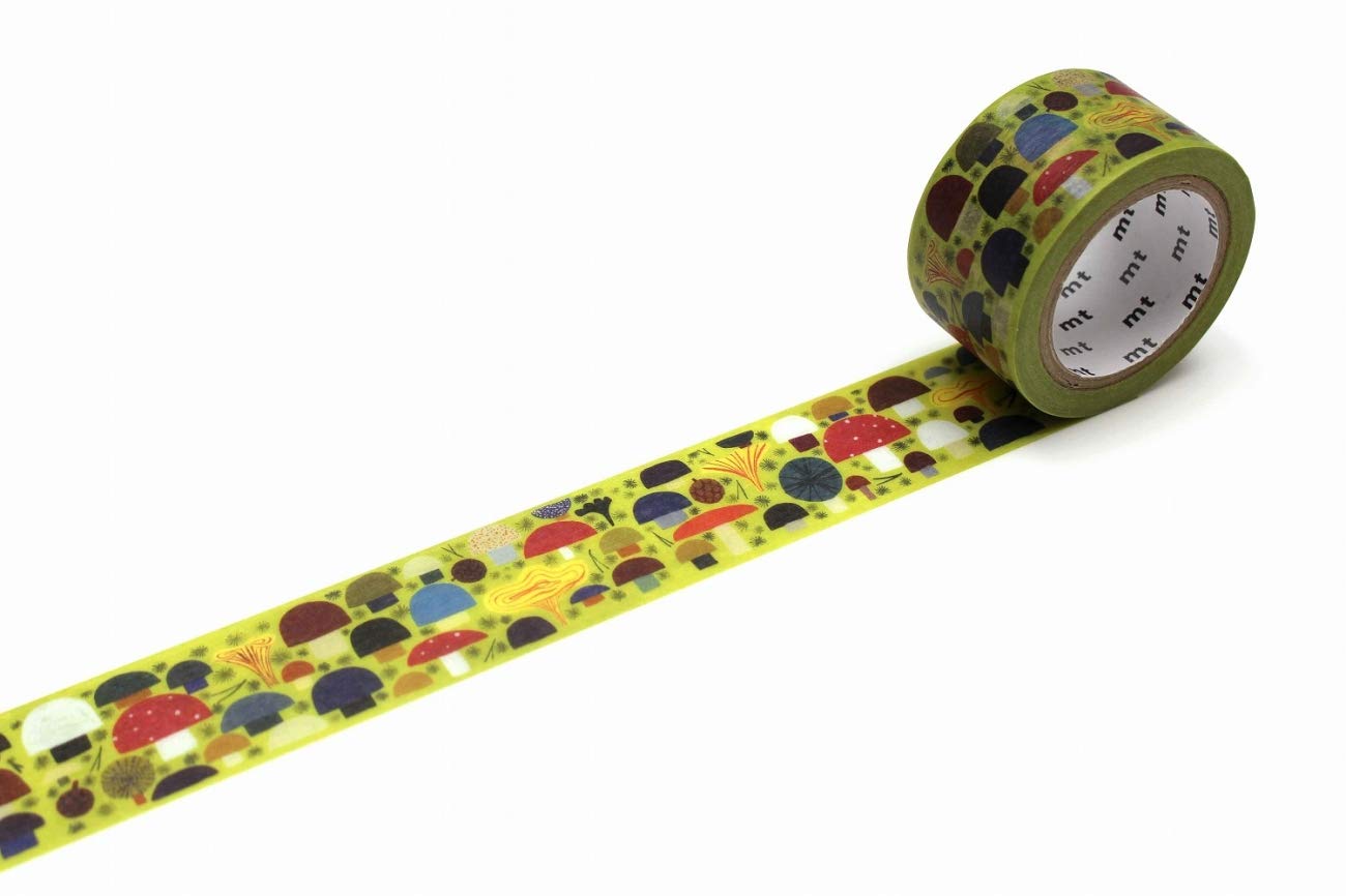 MT Matti Pikkujamsa 'Mushroom' Washi Masking Tape 24mm x 7m - 1 roll