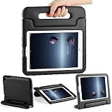 CAM-ULATA Case for iPad 9.7 inch 6th 5th Generation 2018/2017 Shockproof Kids Proof for iPad Air 1 iPad Air 2 Case Cute with Stand Handle for Kids Girls Boys Black