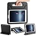 CAM-ULATA Case for iPad 9.7 inch 6th 5th Generation 2018/2017 Shockproof Kids Proof for iPad Air 1 iPad Air 2 Case Cute with Stand Handle for Kids Girls Boys Black primary