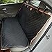 Lantoo Dog Seat Cover, Upgrade Large Back Seat Pet Seat Cover Hammock for Cars, Trucks, SUVs with Nonslip Backing, Side Flaps, Waterproof, Soft (Black)