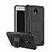 Nokia 2 Case(Not for Nokia 2V),Mustaner Dual Layer Shock-Absorption Armor Cover Full-body Protective Case with Kickstand Combo PC+TPU Back for Nokia 2 (Black)