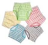 Dom&Lyn Unisex Baby (Age0-3) Panties 5Pc Training Pant Lattice 100% Cotton