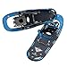 Winterial Back Trail Snowshoes 25 Inch Lightweight Aluminum Rolling Terrain Blue Snow Shoes with Carry Bag and Adjustable Poles