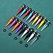NASAMA 8pair Acrylic Stud Earrings Barbell Fake Gauges Kit Faux Plugs 16 Pieces (Taper 18pcs)