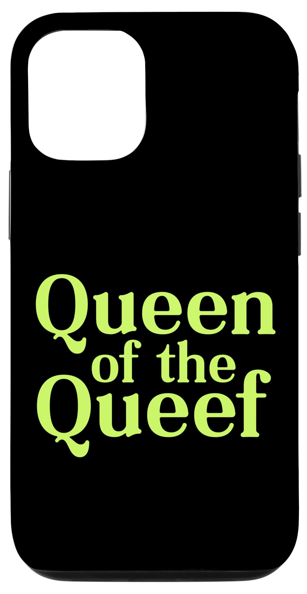 Queen Of The Queef Queefing Joke Funny Airport Embarrassing Case for iPhone 12/12 Pro