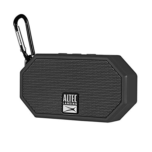 Altec-Lansing-IMW257-BLK-Mini-H2O-Wireless-Bluetooth-Waterproof-Speaker-Floating-IP67-Waterproof-Boat-Hiking-Golf-Cart-Atv-Utv-Lightweight-6-Hour-Battery-Life-Black-200-x-450-x-500-inches