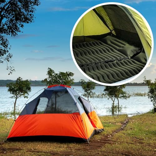 Unigear Inflatable Camping Mattress, Ultralight Air Cushion, Water Resistant Inflatable Mattress for Camping, Travel, Beach, Tent, Sleeping Bag