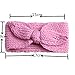 Qandsweet Baby Turban Head Wrap Headbands Girl Knitting Rabbit Ear Hairbands (Pack of 6)