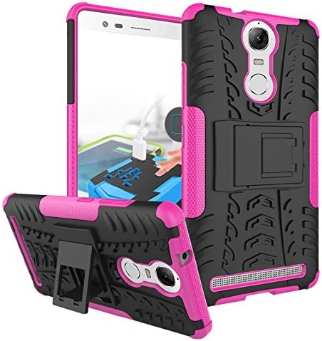 YFXP For Lenovo Vibe K5 Note Case Heavy Duty Hard Tough Dual Layer Armor Shockproof Cover For Lenovo Vibe K5 Note Rose